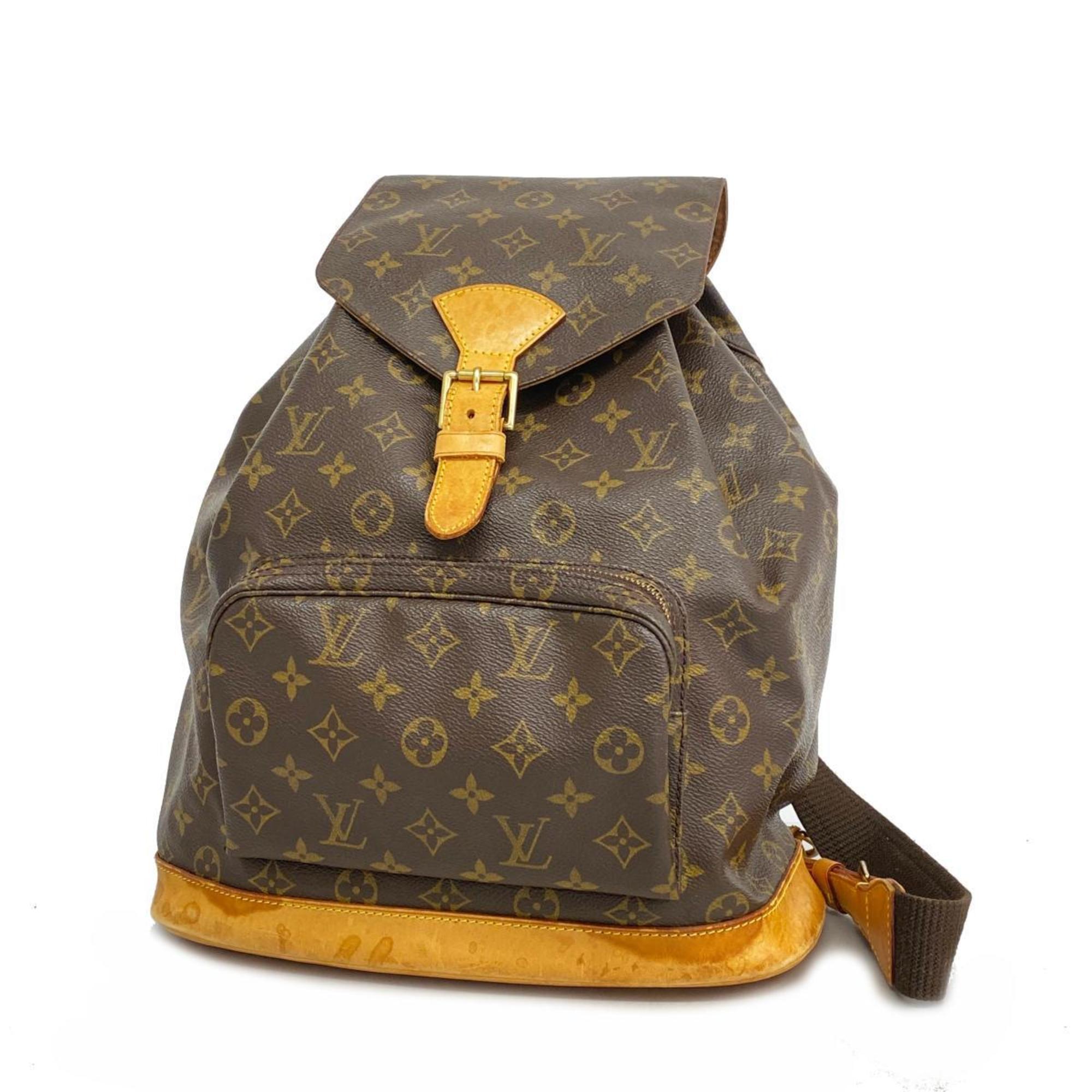 ルイ・ヴィトン(Louis Vuitton) ルイ・ヴィトン リュックサック モノグラム モンスリGM M51135 ブラウンレディース