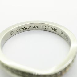 カルティエ(Cartier) カルティエ リング バレリーナ ハーフエタニティ ダイヤモンド Pt950 プラチナ  レディース