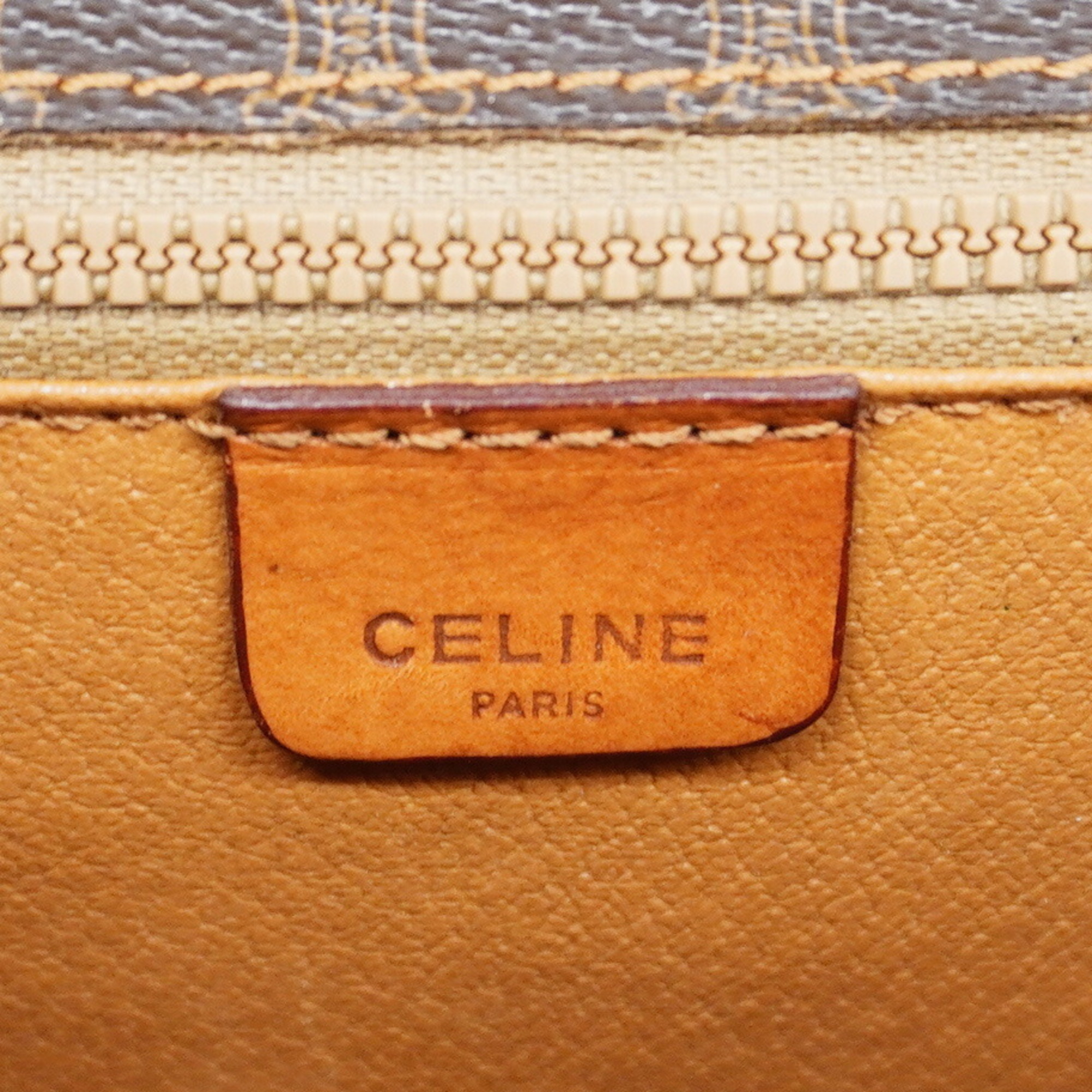 セリーヌ(Celine) セリーヌ ショルダーバッグ マカダム  レザー ブラウン   レディース