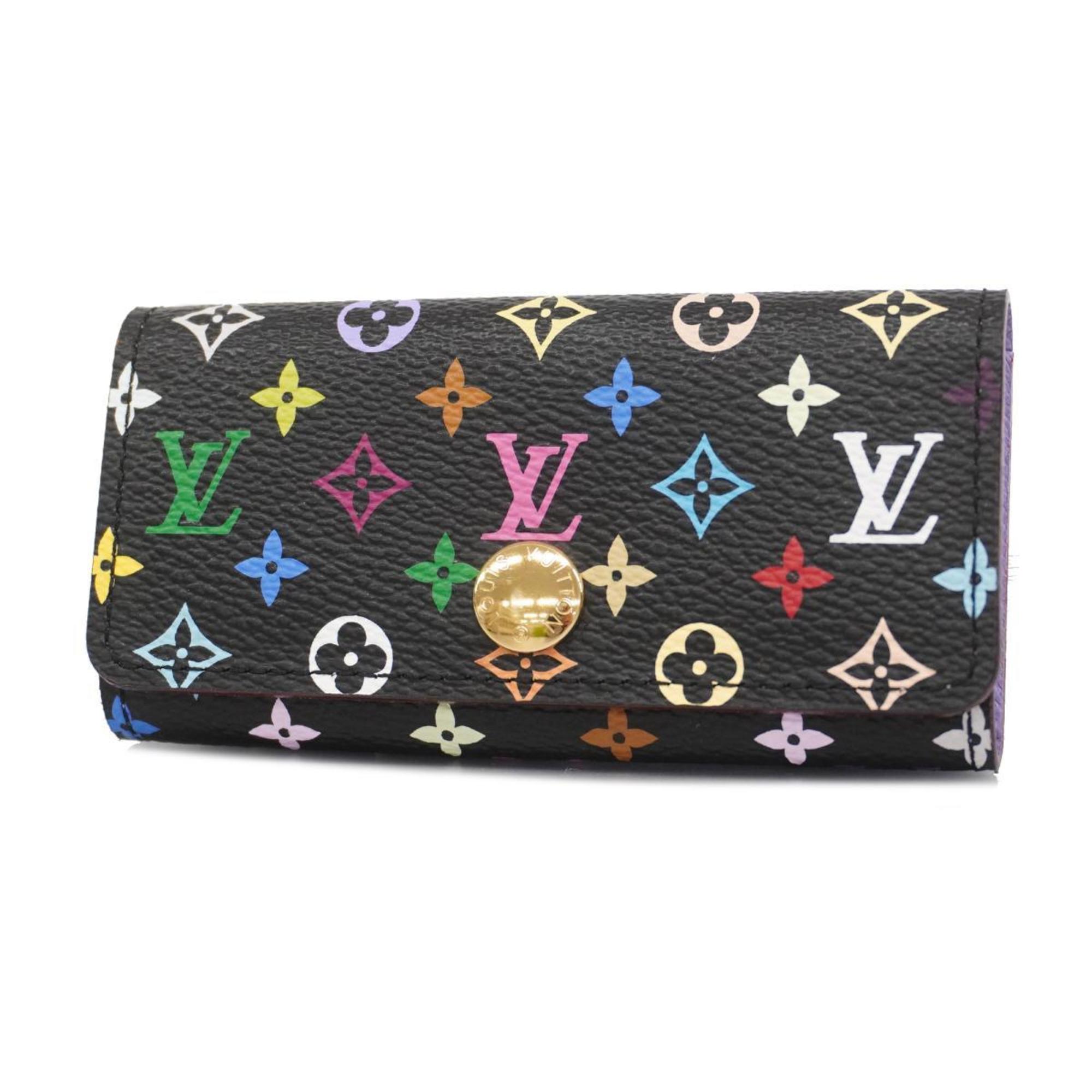 ルイ・ヴィトン(Louis Vuitton) ルイ・ヴィトン キーケース モノグラム・マルチカラー ミュルティクレ4 M60284 ヴィオレレディース