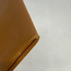 エルメス(Hermes) エルメス 名刺入れ・カードケース カルヴィ □M刻印 ヴォーエプソン ゴールド   レディース