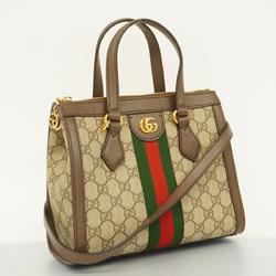 グッチ(Gucci) グッチ ハンドバッグ オフィディア 547551  ブラウン ベージュ   レディース