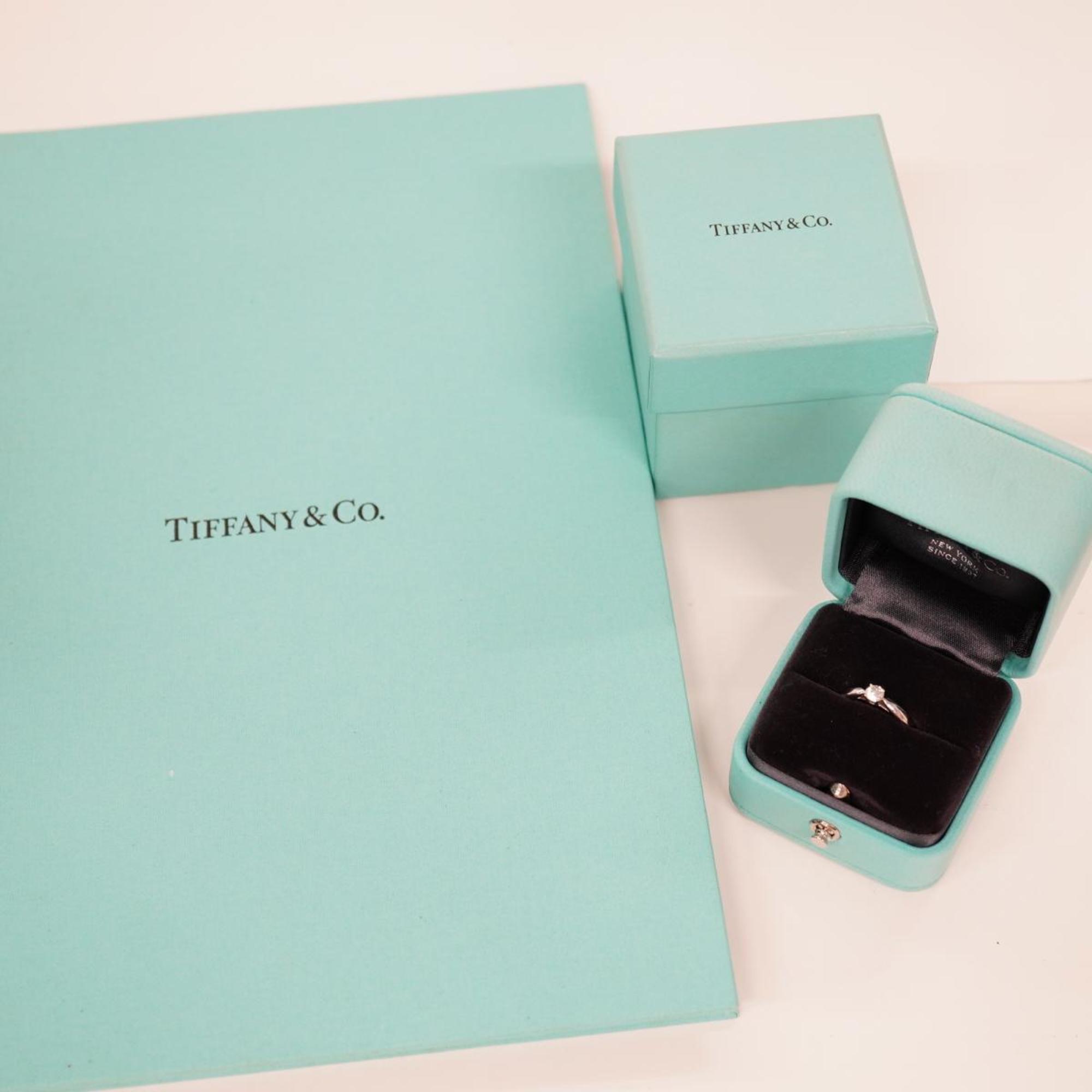 ティファニー(Tiffany) ティファニー リング ハーモニー 1PD ダイヤモンド Pt950 プラチナ 0.18ct  レディース