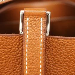 エルメス(Hermes) エルメス ハンドバッグ ピコタンロックPM W刻印 トリヨンモーリス ゴールド   レディース