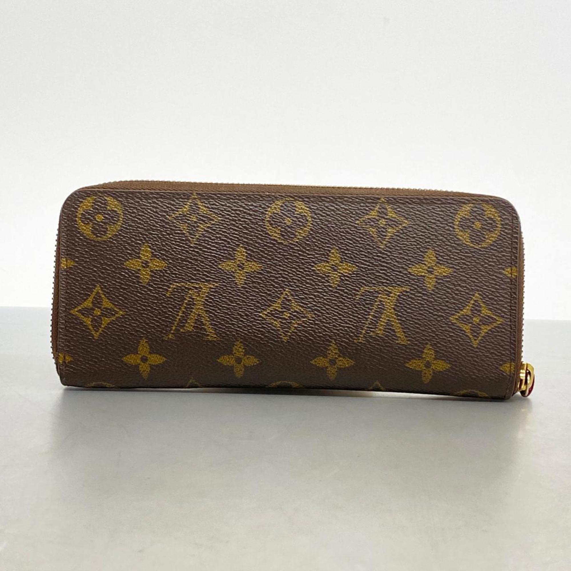 ルイ・ヴィトン(Louis Vuitton) ルイ・ヴィトン 長財布 モノグラム ポルトフォイユクレマンス M60742 フューシャレディース