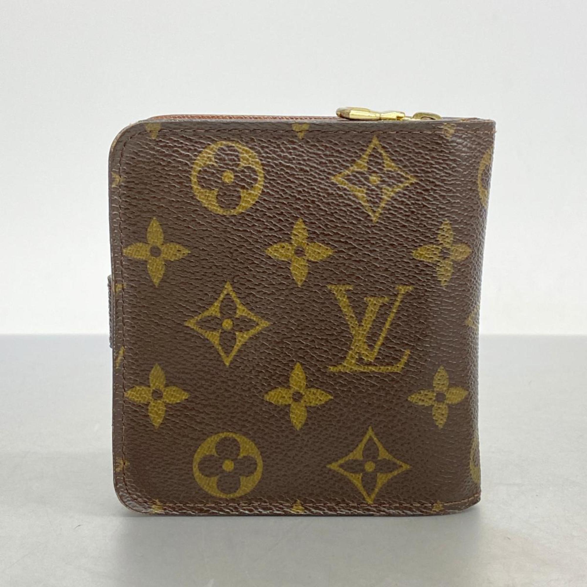 ルイ・ヴィトン(Louis Vuitton) ルイ・ヴィトン 財布 モノグラム コンパクトジップ M61667 ブラウンメンズ レディース