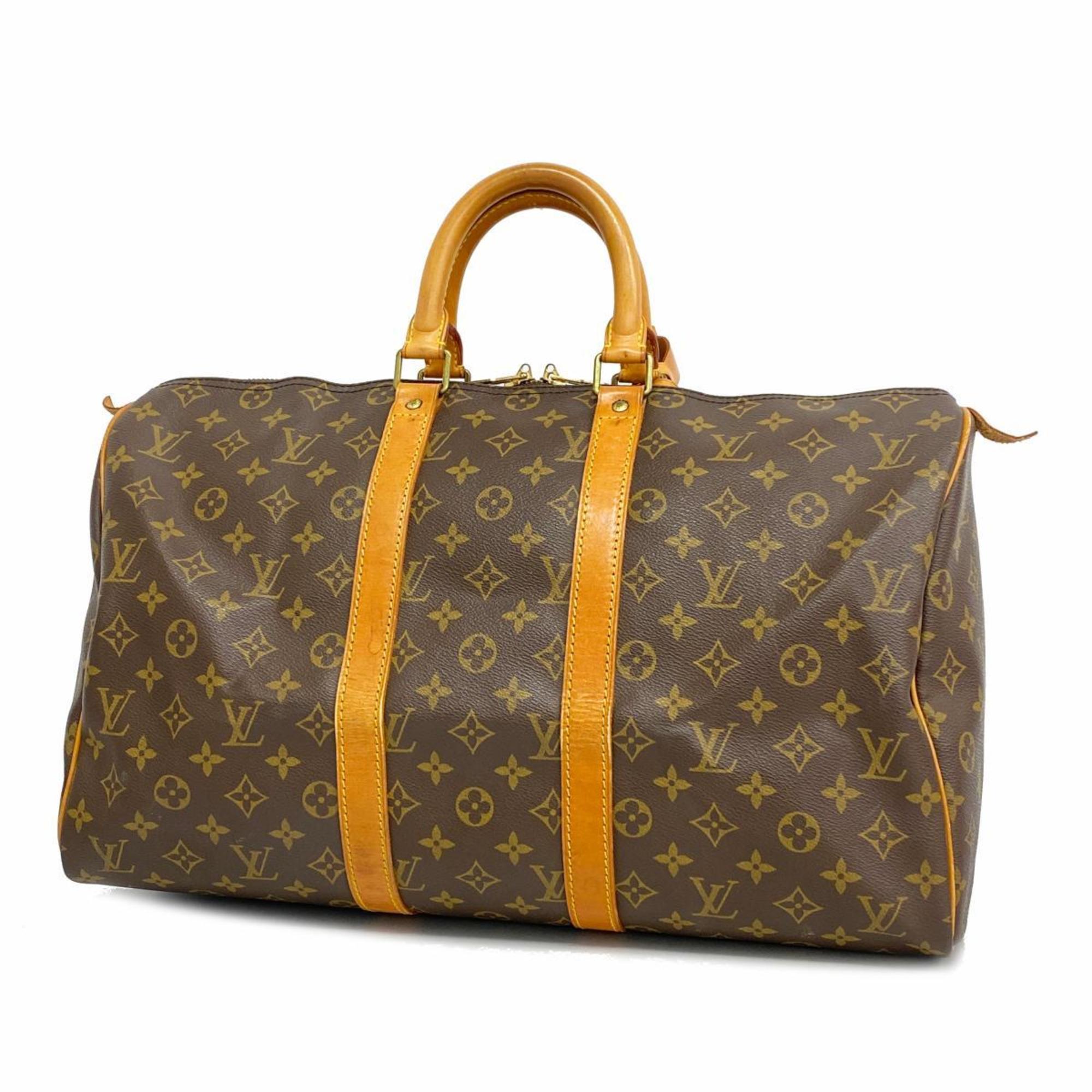 ルイ・ヴィトン(Louis Vuitton) ルイ・ヴィトン ボストンバッグ モノグラム キーポル45 M41428 ブラウンメンズ レディース