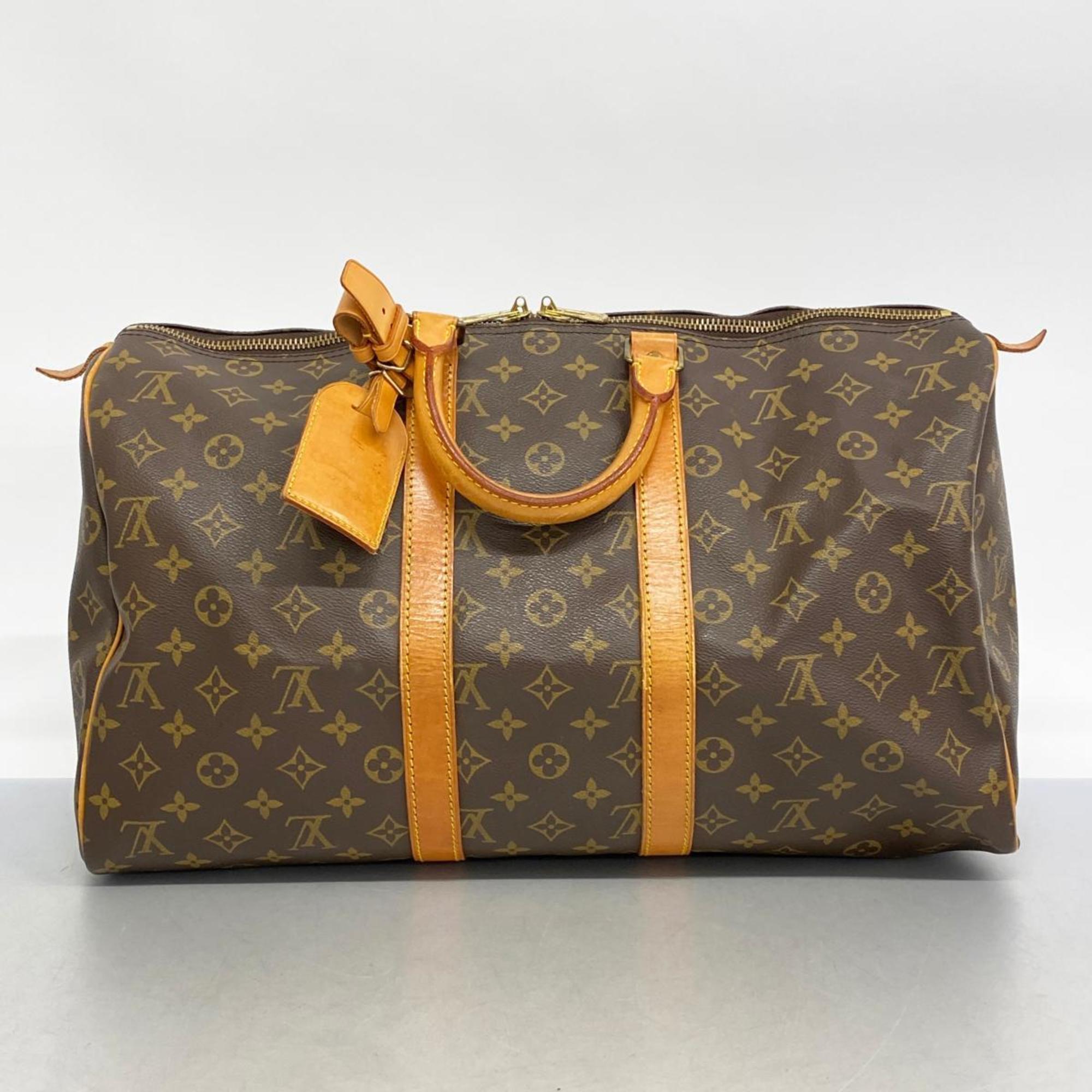 ルイ・ヴィトン(Louis Vuitton) ルイ・ヴィトン ボストンバッグ モノグラム キーポル45 M41428 ブラウンメンズ レディース