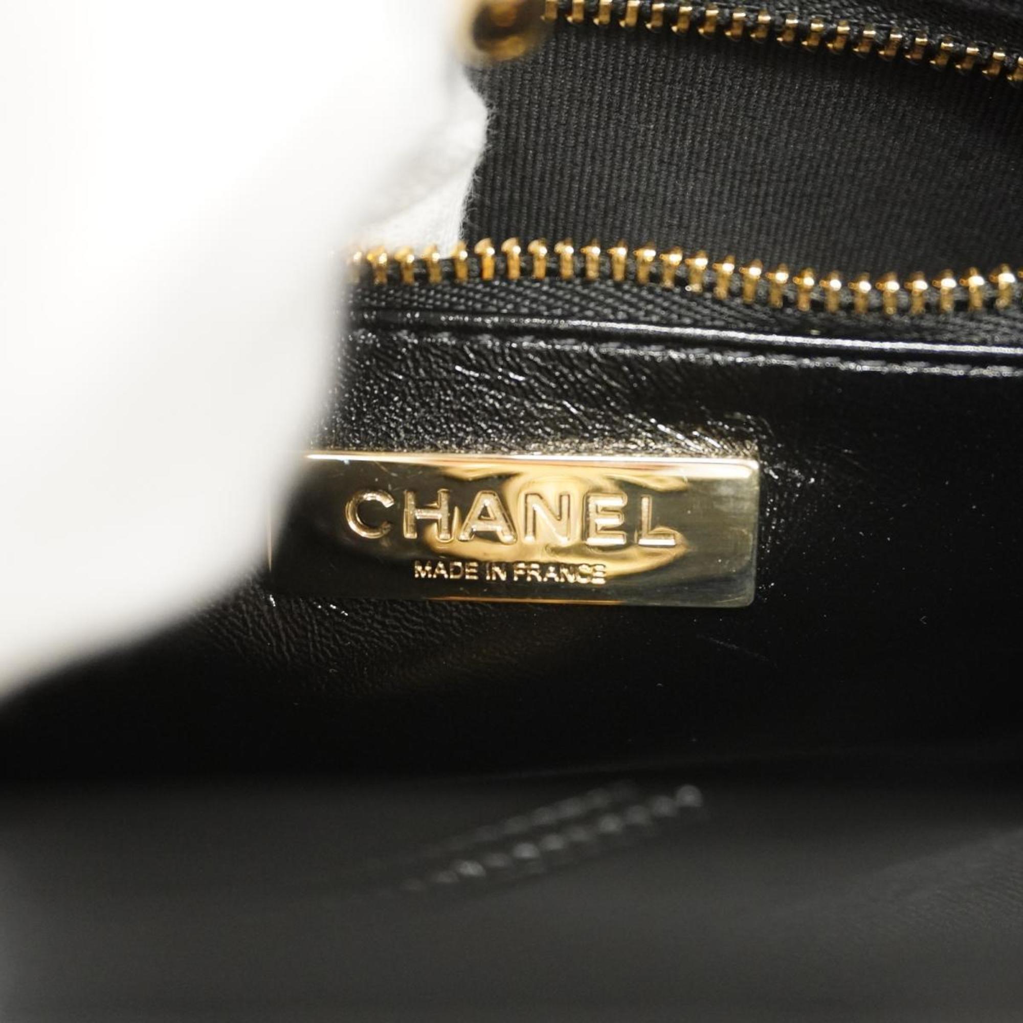 シャネル(Chanel) シャネル ショルダーバッグ マトラッセ シャネル31 チェーンショルダー カーフスキン ブラック   レディース