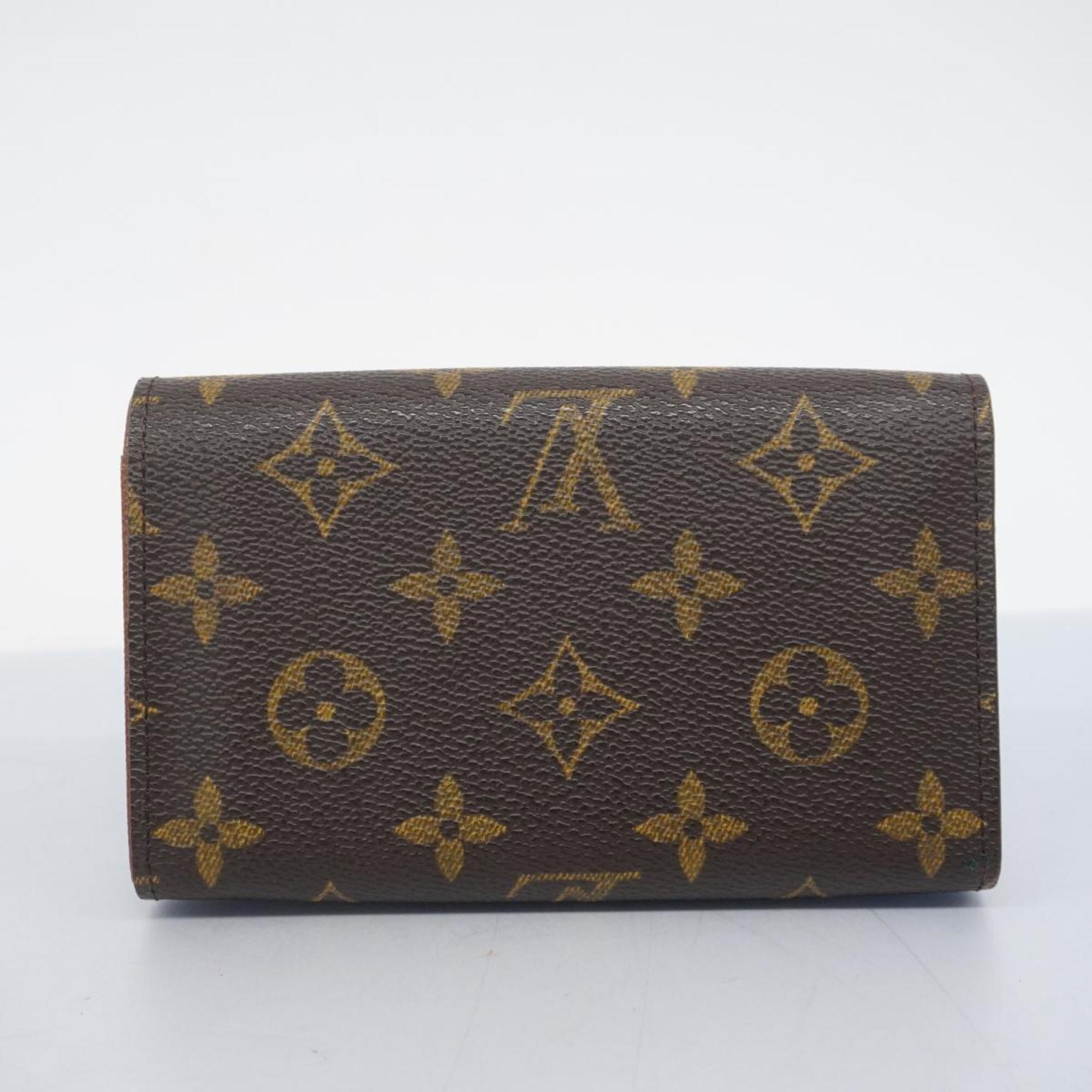 ルイ・ヴィトン(Louis Vuitton) ルイ・ヴィトン 財布 モノグラム ポルトモネビエトレゾール M61730 ブラウンメンズ レディース