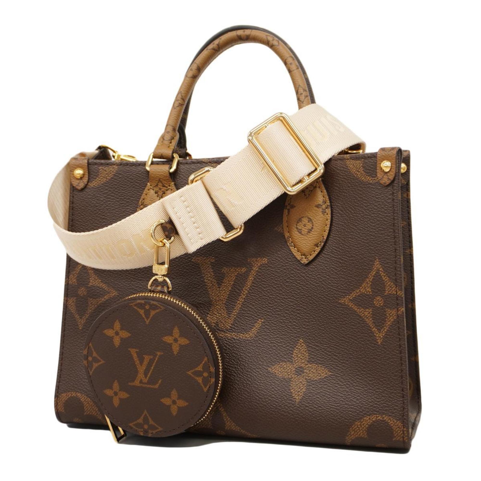 ルイ・ヴィトン(Louis Vuitton) ルイ・ヴィトン ハンドバッグ モノグラム･ジャイアント オンザゴーPM M46373 ブラウンレディース  | eLADY Globazone