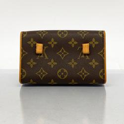 ルイ・ヴィトン(Louis Vuitton) ルイ・ヴィトン ウエストバッグ モノグラム ポシェットフロランティーヌ M51855 ブラウンレディース