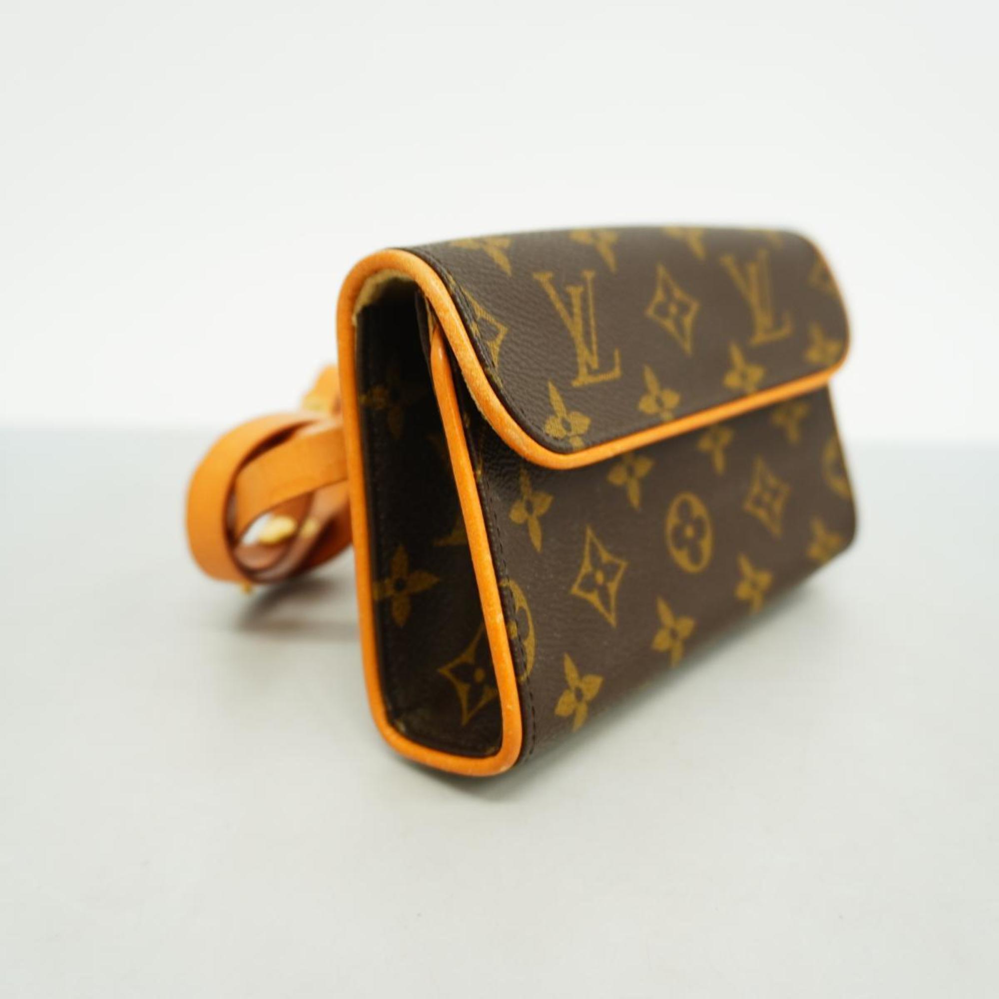 ルイ・ヴィトン(Louis Vuitton) ルイ・ヴィトン ウエストバッグ モノグラム ポシェットフロランティーヌ M51855 ブラウンレディース