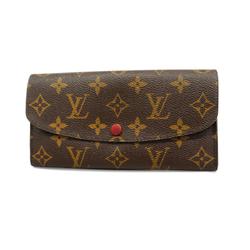 ルイ・ヴィトン(Louis Vuitton) ルイ・ヴィトン 長財布 モノグラム ポルトフォイユエミリー M60136 ルージュレディース