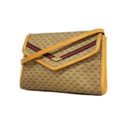 グッチ(Gucci) グッチ ショルダーバッグ シェリーライン マイクロGG オールドグッチ 30 01 5303  ブラウン   レディース