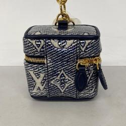 ルイ・ヴィトン(Louis Vuitton) ルイ・ヴィトン キーホルダー ビジューサックマイクロバニティ R95559 ネイビーレディース