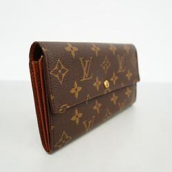 ルイ・ヴィトン(Louis Vuitton) ルイ・ヴィトン 長財布 モノグラム ポシェットポルトモネクレディ M61725 ブラウンレディース