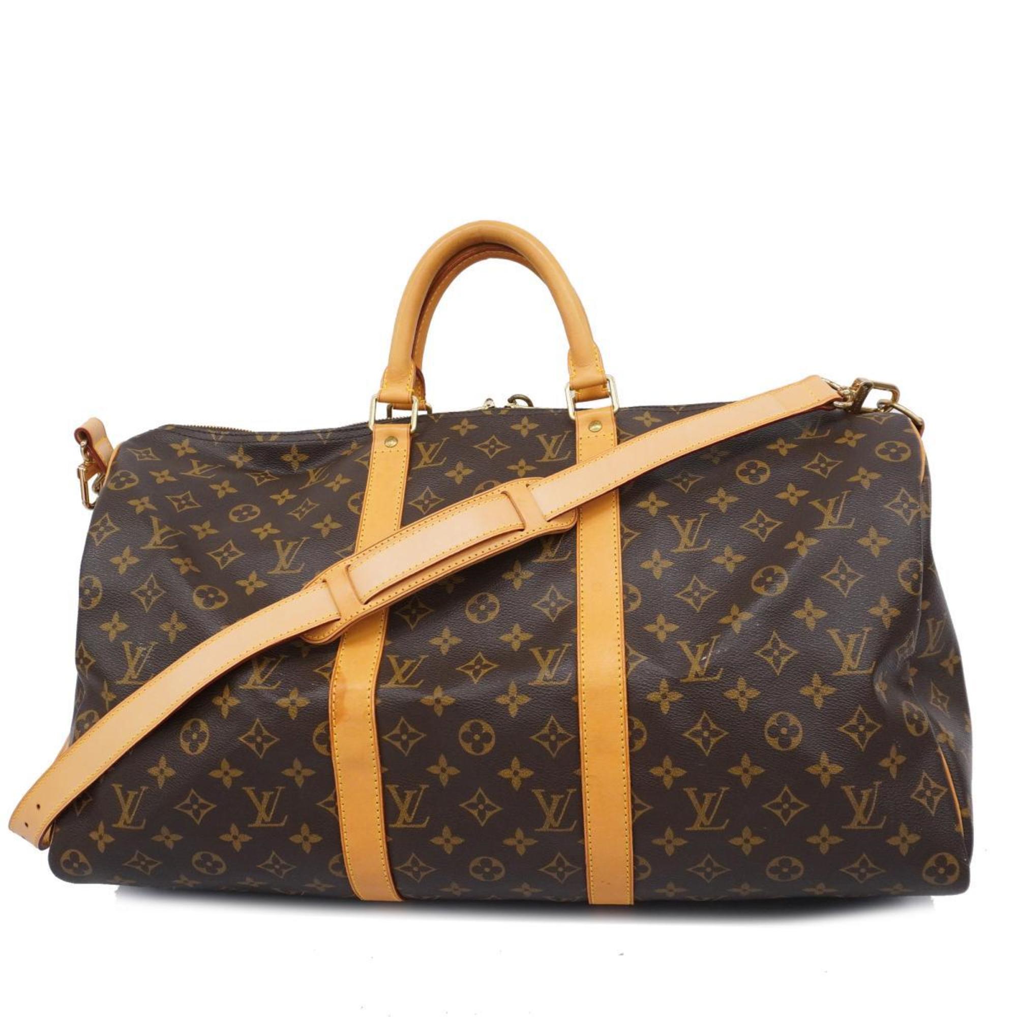 ルイ・ヴィトン(Louis Vuitton) ルイ・ヴィトン ボストンバッグ モノグラム キーポルバンドリエール50 M41416 ブラウンメンズ レディース