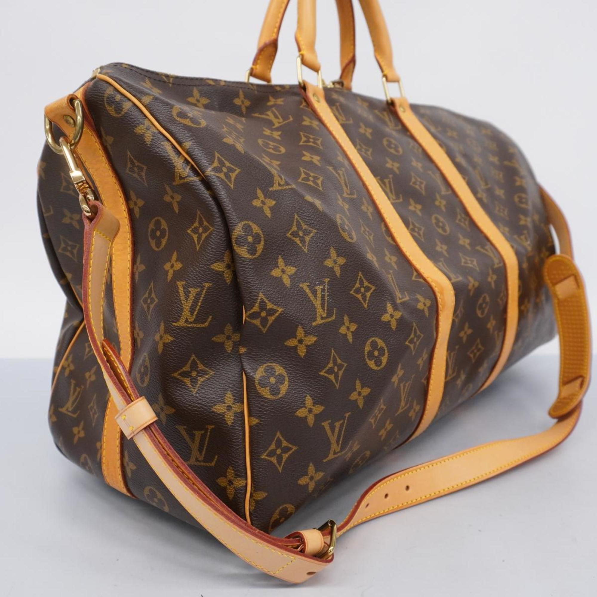 ルイ・ヴィトン(Louis Vuitton) ルイ・ヴィトン ボストンバッグ モノグラム キーポルバンドリエール50 M41416 ブラウンメンズ レディース