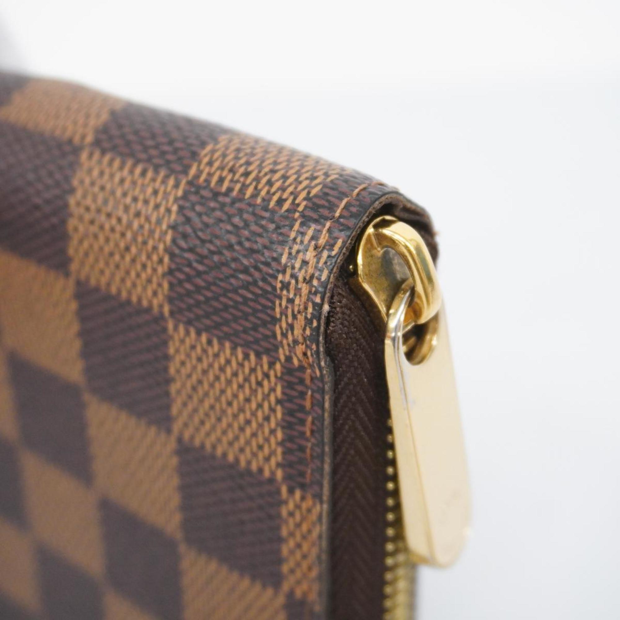 ルイ・ヴィトン(Louis Vuitton) ルイ・ヴィトン 長財布 ダミエ ジッピーウォレット N60015 エベヌメンズ レディース