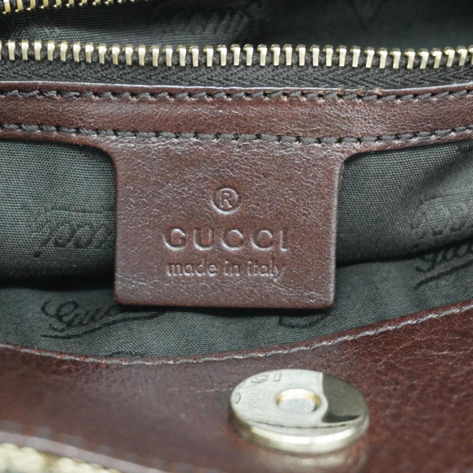 グッチ(Gucci) グッチ トートバッグ GGキャンバス 247237 キャンバス ブラウン   レディース