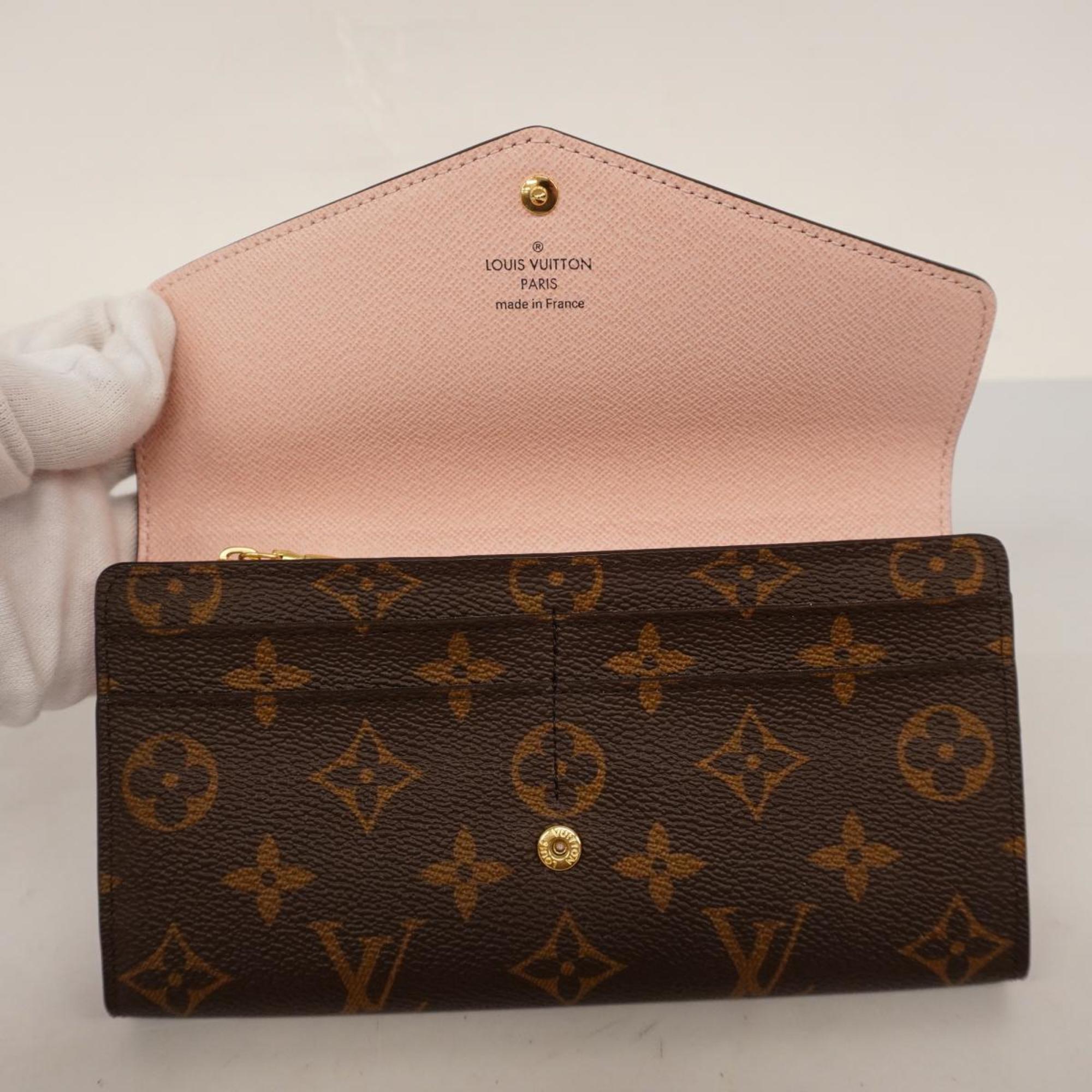 ルイ・ヴィトン(Louis Vuitton) ルイ・ヴィトン 長財布 モノグラム ポルトフォイユサラ M62235 ロ－ズバレリ－ヌレディース