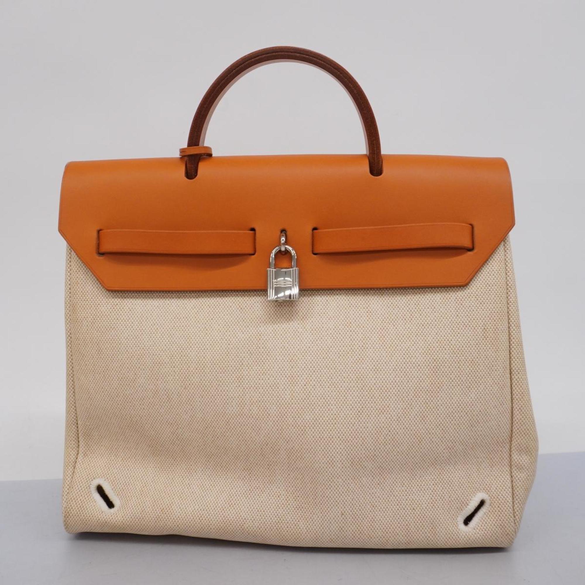 エルメス(Hermes) エルメス リュックサック エールバッグアドPM □C刻印 トワルアッシュ ナチュラル   レディース