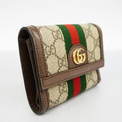 グッチ(Gucci) グッチ 三つ折り財布 オフィディア 625703  ブラウン   メンズ レディース