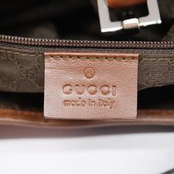 グッチ(Gucci) グッチ ショルダーバッグ ジャッキー 001 3306 キャンバス レザー ブラウン ベージュ   レディース