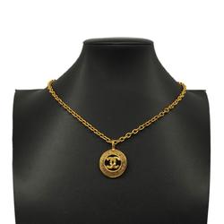 シャネル(Chanel) シャネル ネックレス  ココマーク  サークル GPメッキ ゴールド  レディース