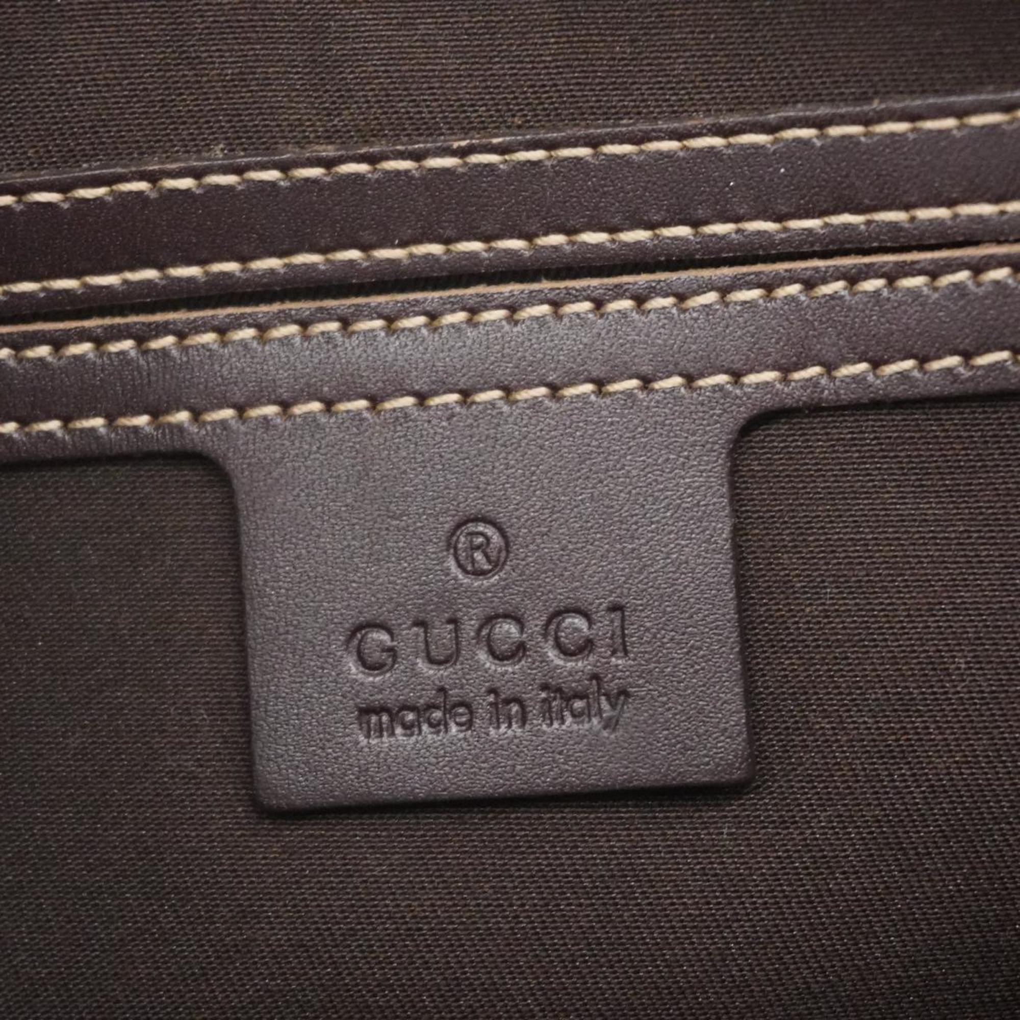 グッチ(Gucci) グッチ ショルダーバッグ GGスプリーム 201447  レザー ブラウン ベージュ シャンパン  レディース