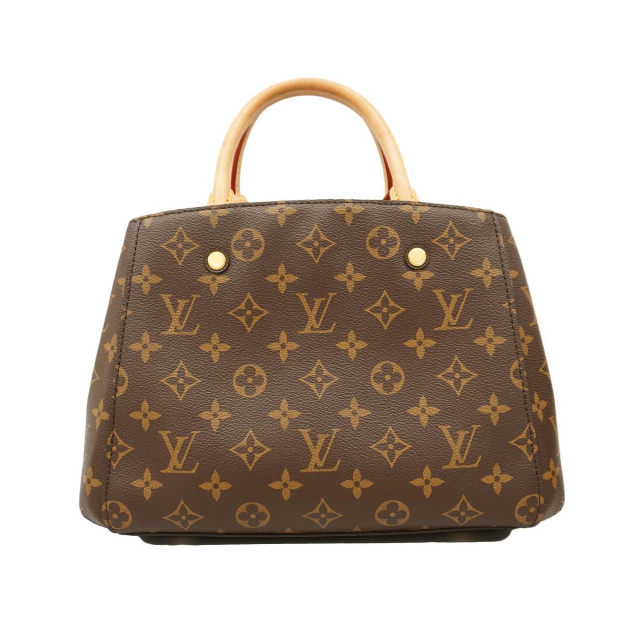 ルイ・ヴィトン(Louis Vuitton) ルイ・ヴィトン ハンドバッグ モノグラム モンテーニュBB M41055 ブラウンレディース