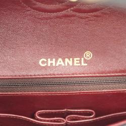 シャネル(Chanel) シャネル ショルダーバッグ マトラッセ Wフラップ Wチェーン ラムスキン ブラック   レディース