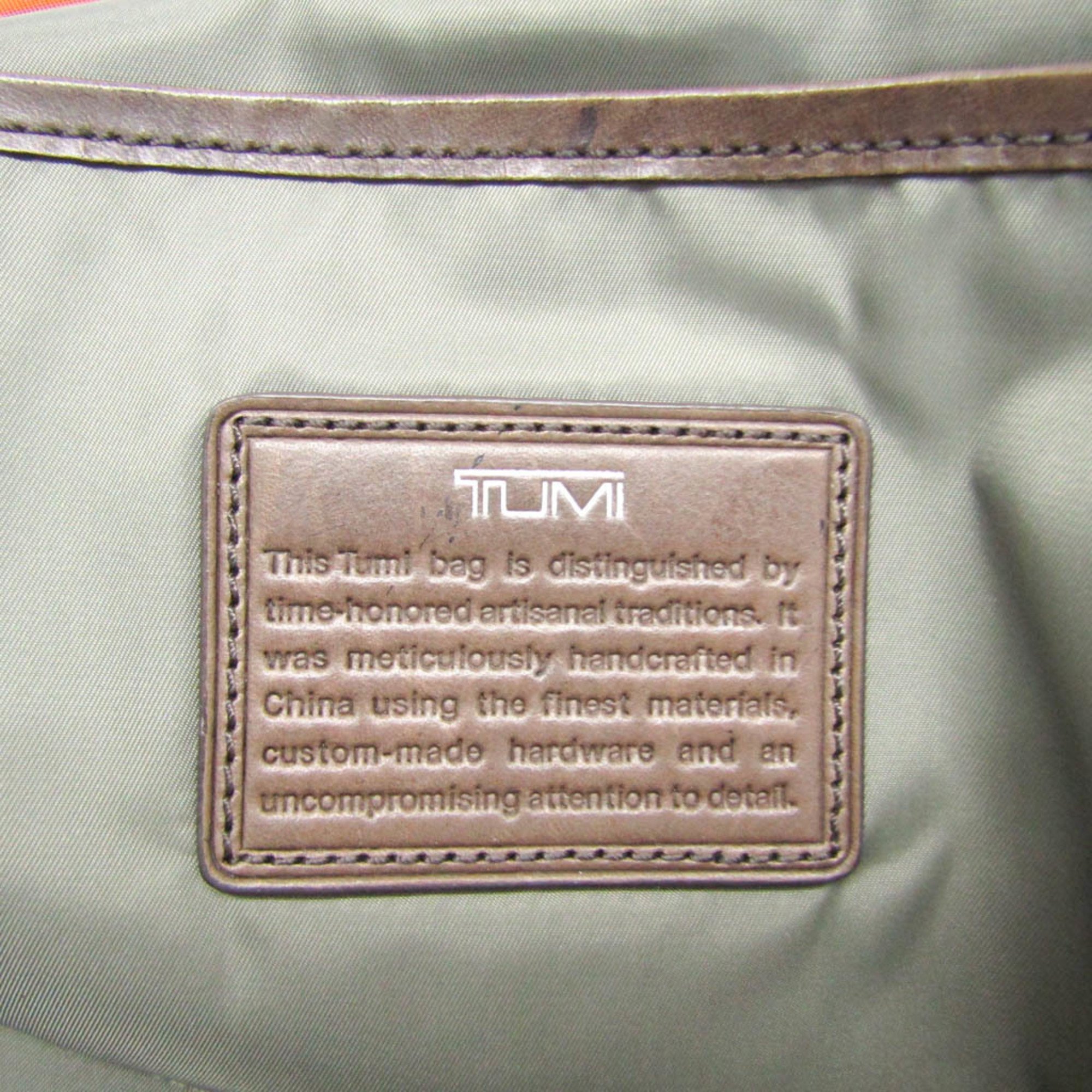 トゥミ(Tumi) LUGANO LARGE MESSENGER 48783ORG レディース レザー,ナイロン ショルダーバッグ ダークブラウン,オレンジ