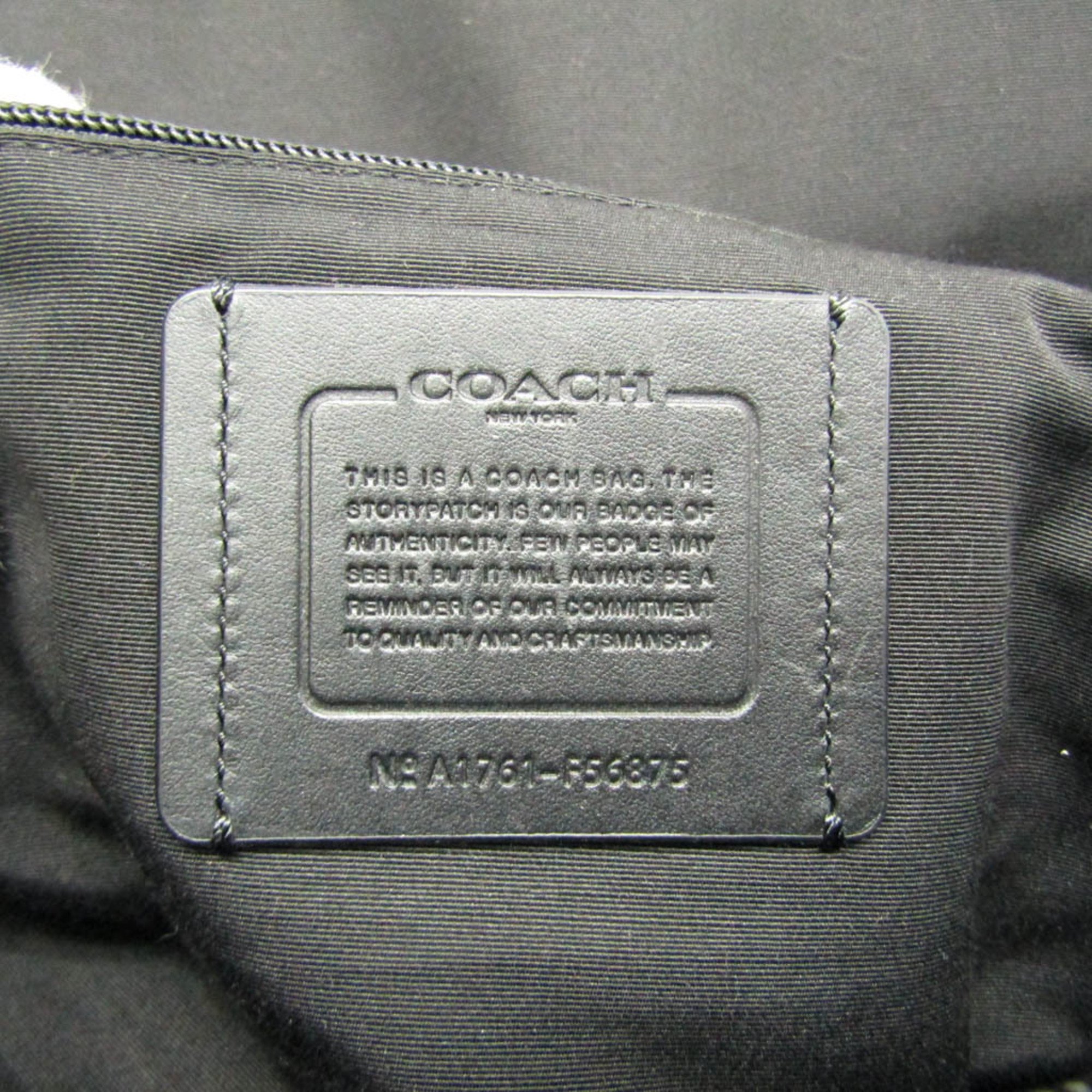 コーチ(Coach) パーフォレイテッド テイレン ジム バッグ F56875 メンズ レザー,ナイロン ボストンバッグ ブラック