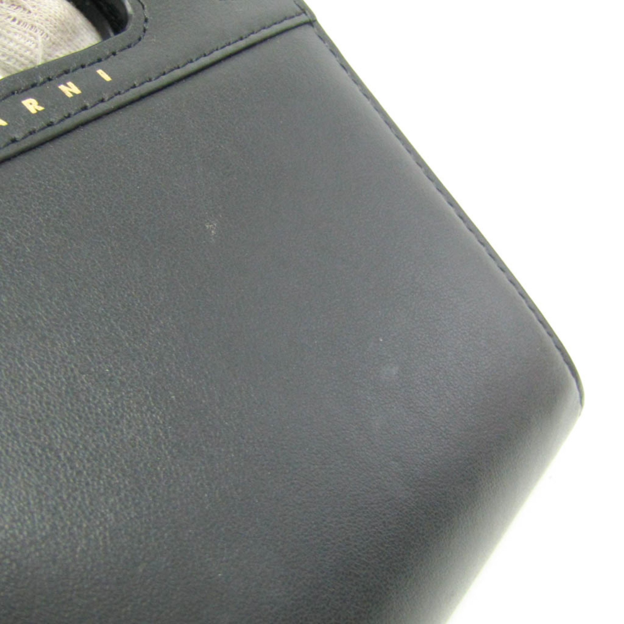 マルニ(Marni) BILLFOLD W/CHAIN PFMO0078U0 LV589 レディース レザー チェーン/ショルダーウォレット ブラック