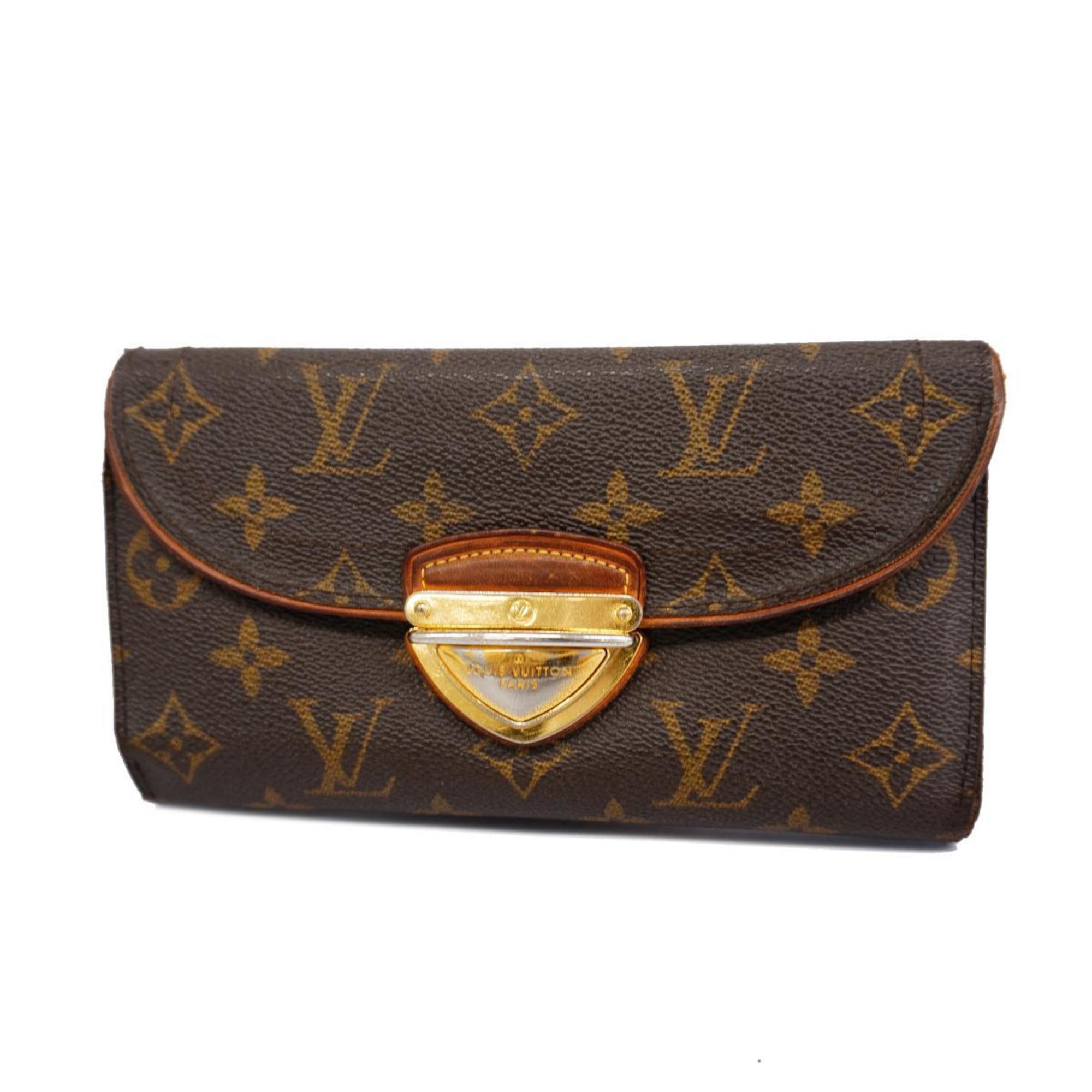 ルイ・ヴィトン(Louis Vuitton) ルイ・ヴィトン 三つ折り長財布 モノグラム ポルトフォイユウジェニ N51105 ブラウンレディース