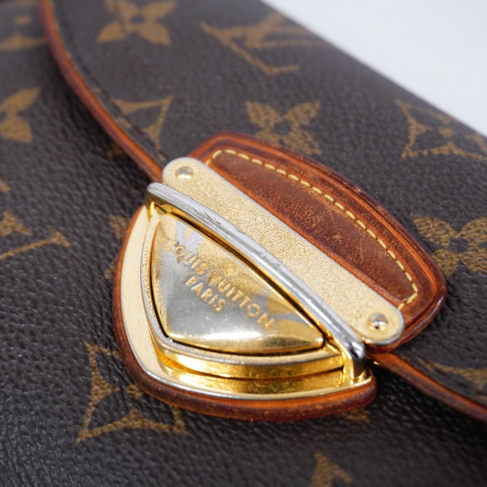 ルイ・ヴィトン(Louis Vuitton) ルイ・ヴィトン 三つ折り長財布 モノグラム ポルトフォイユウジェニ N51105 ブラウンレディース