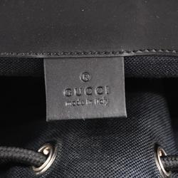 グッチ(Gucci) グッチ リュックサック GGスプリーム シェリーライン 495563  レザー グレー ブラック   メンズ