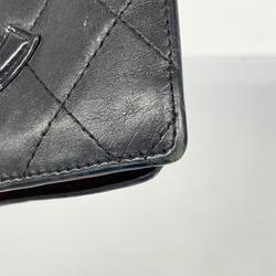 シャネル(Chanel) シャネル 長財布 カンボン ラムスキン ブラック   レディース