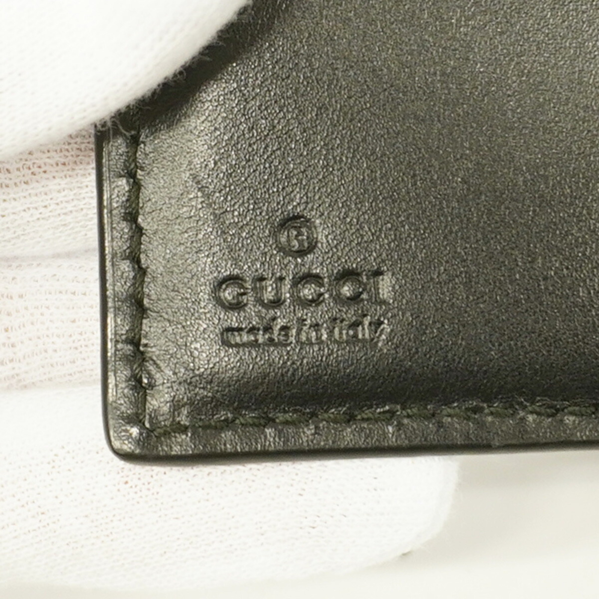 グッチ(Gucci) グッチ 財布 グッチシマ 365467 レザー ブラック  レディース