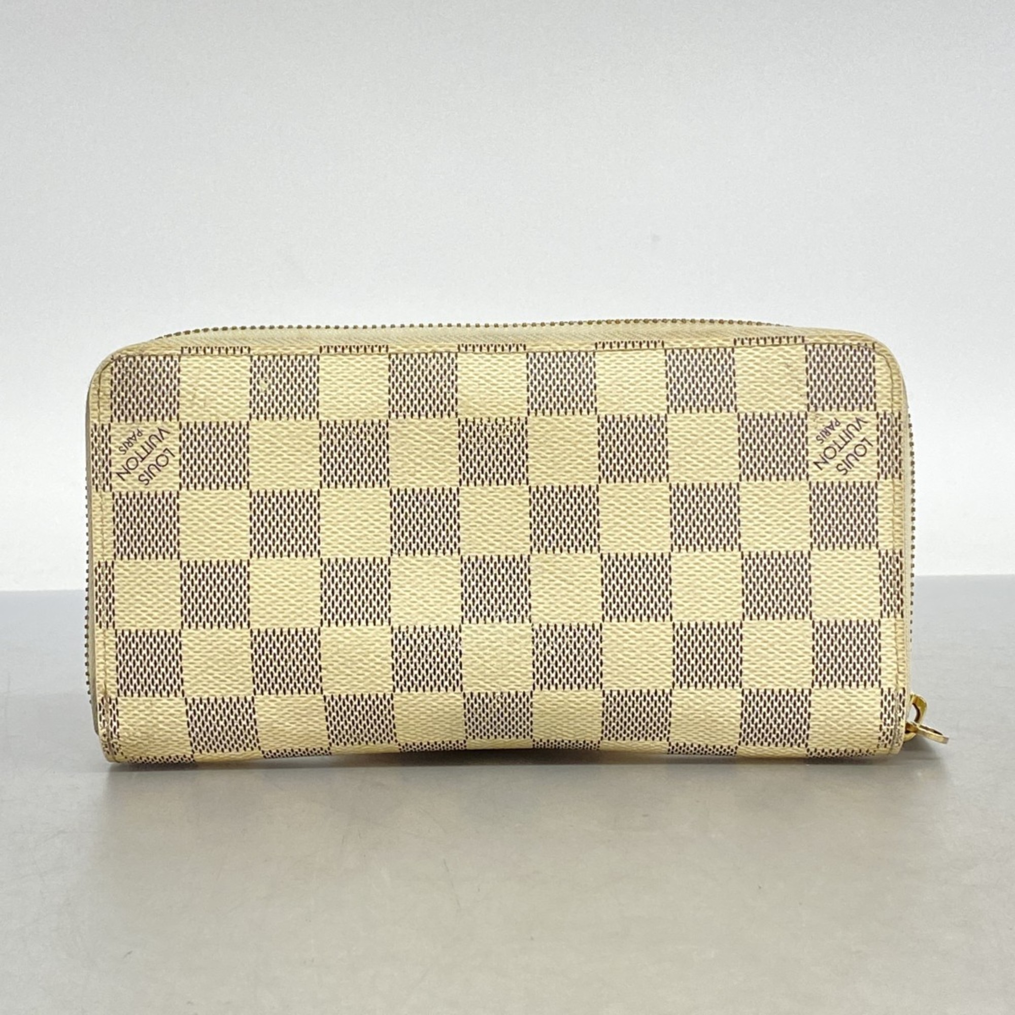 ルイ・ヴィトン(Louis Vuitton) ルイ・ヴィトン 長財布 ダミエ・アズール ジッピーウォレット N60019 ホワイトメンズ レディース