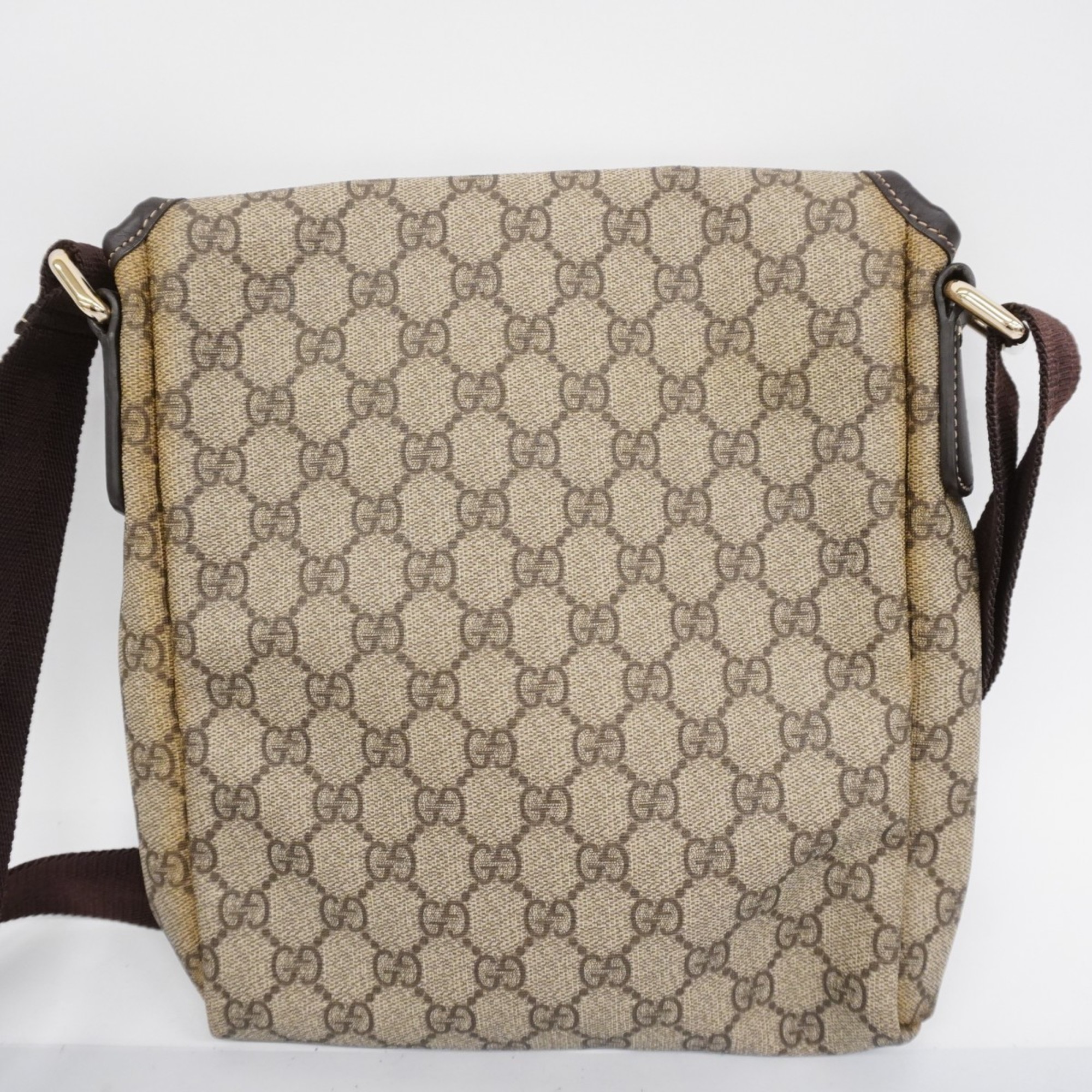 グッチ(Gucci) グッチ ショルダーバッグ GGスプリーム 223666  ブラウン シャンパンレディース