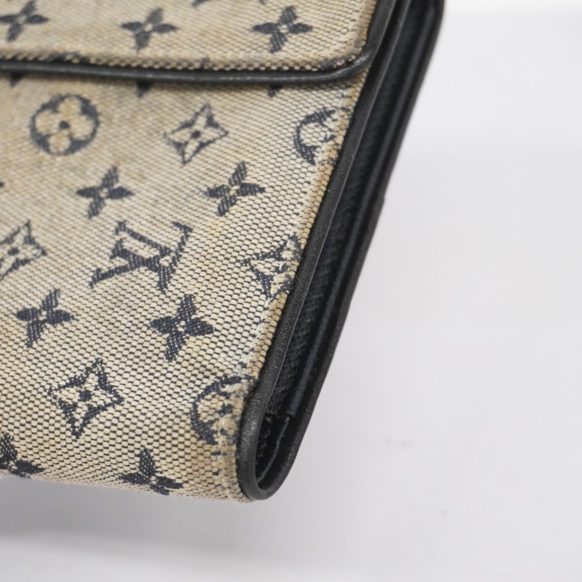 ルイ・ヴィトン(Louis Vuitton) ルイ・ヴィトン 三つ折り財布 モノグラム・ ポルトビエカルトクレディモネ M92239 ブルーレディース