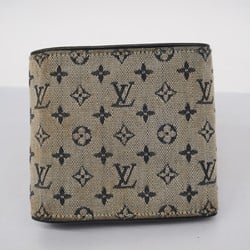 ルイ・ヴィトン(Louis Vuitton) ルイ・ヴィトン 三つ折り財布 モノグラム・ ポルトビエカルトクレディモネ M92239 ブルーレディース