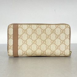 グッチ(Gucci) グッチ 長財布 GGスプリーム ニース 309758  ピンク ベージュ レディース