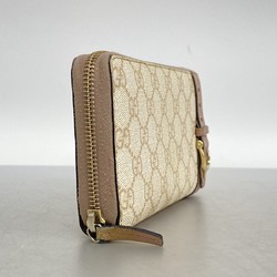 グッチ(Gucci) グッチ 長財布 GGスプリーム ニース 309758  ピンク ベージュ レディース