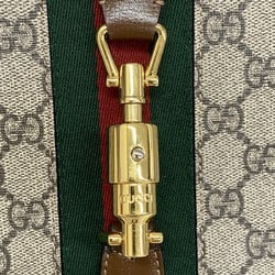 グッチ(Gucci) グッチ ハンドバッグ GGスプリーム シェリーライン ニュージャッキー 649016  レザー ブラウン レディース