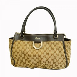 グッチ(Gucci) グッチ ハンドバッグ GGキャンバス アビー 189831 キャンバス ブラウン シャンパンレディース