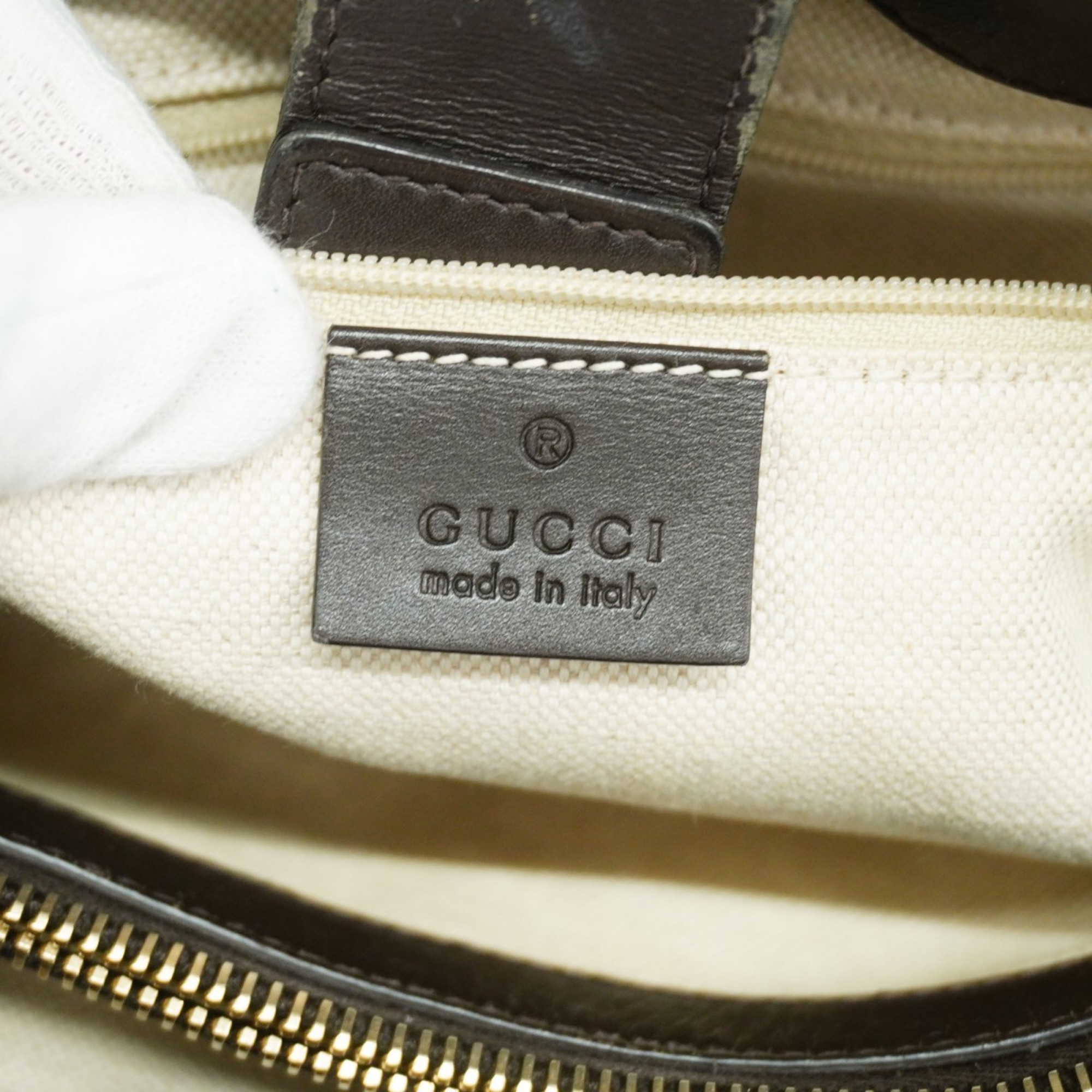 グッチ(Gucci) グッチ ハンドバッグ GGキャンバス 296835 キャンバス ブラウン シャンパンレディース